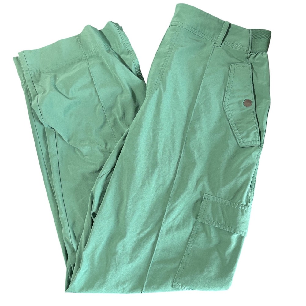 Athleta Vienna Cargo Lightweight Pant in Green Size 14
